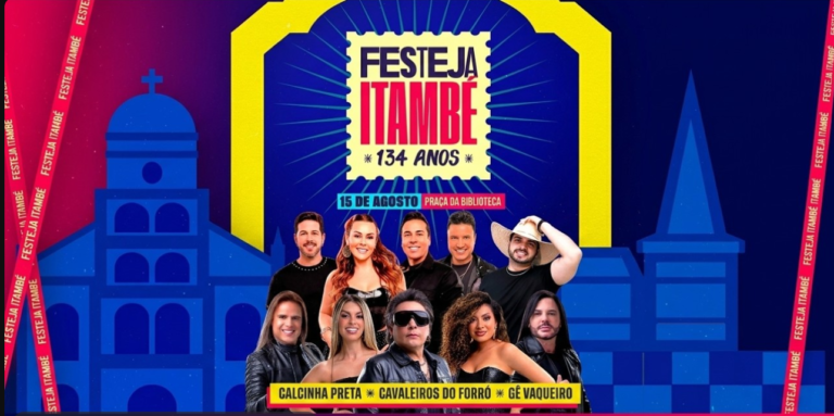 Itambé realiza 2ª edição do Festeja neste sábado (15) em comemoração aos 134 anos de Emancipação Política